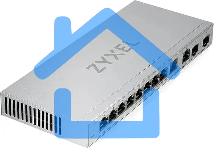 Коммутатор Zyxel XGS1010-12-ZZ0102F 8x1Гбит/с 2x2.5Гбит/с 2SFP+ неуправляемый