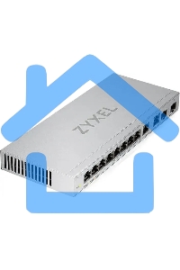 Коммутатор Zyxel XGS1010-12-ZZ0102F 8x1Gbит/с 2x2.5Gbит/с 2SFP+ неуправляемый