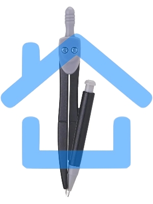 Циркуль Deli EG20904, металл, в комплекте: набор грифелей