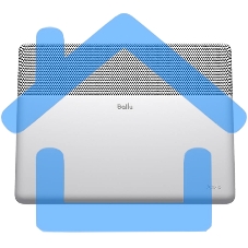 Модуль отопительный электрического конвектора Ballu Apollo Transformer BEC/AT-1000 белый, 1000 Вт, 15 м2, (для работы конвектора требуется блок управления)