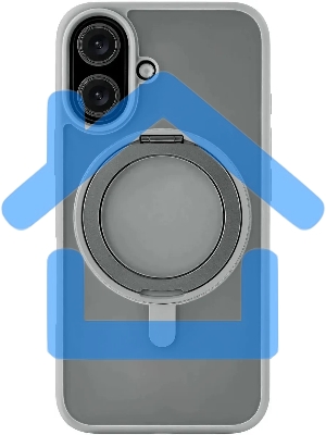 Чехол (клип-кейс) uBear для Apple iPhone 16 Clip 360 with MagSafe серый (CS438GR61RG-I24M)