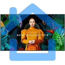 Панель Samsung QM65C черный, 65