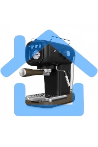 Кофеварка эспрессо BQ CM2004 черный, исп. кофе - молотый, 0.6 л, 1100 Вт, 20 Бар.