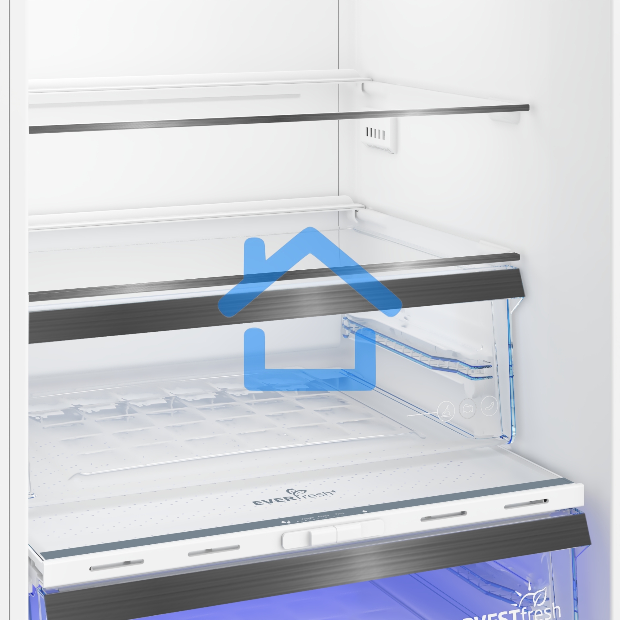 Холодильник Beko B5RCNK363ZXBR антрацит двухкамерный 220/100л морозилка снизу Total No Frost