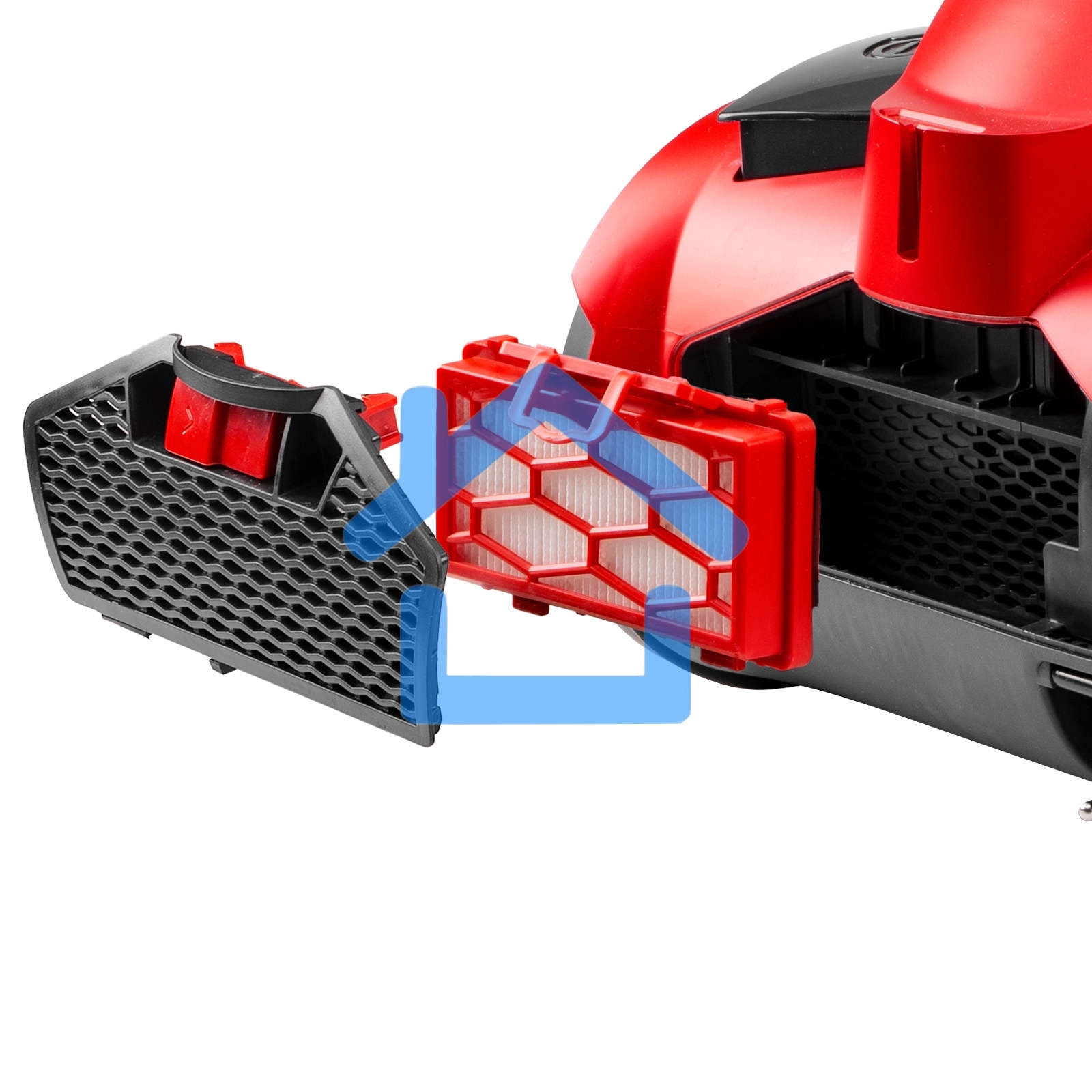 Пылесос Galaxy Line GL 6224 красный/черный, 300/2400 Вт, уборка сухая, пылесборник контейнер, 2 л