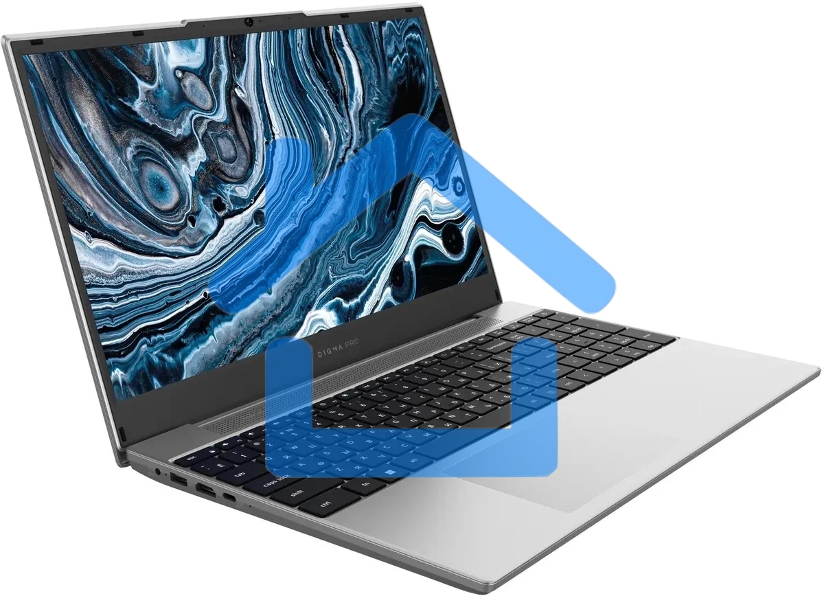 Ноутбук Digma Pro Breve серебристый DN15R5-ADXW09 Ryzen 5 7430U 16Gb SSD 512Gb AMD Radeon 15.6