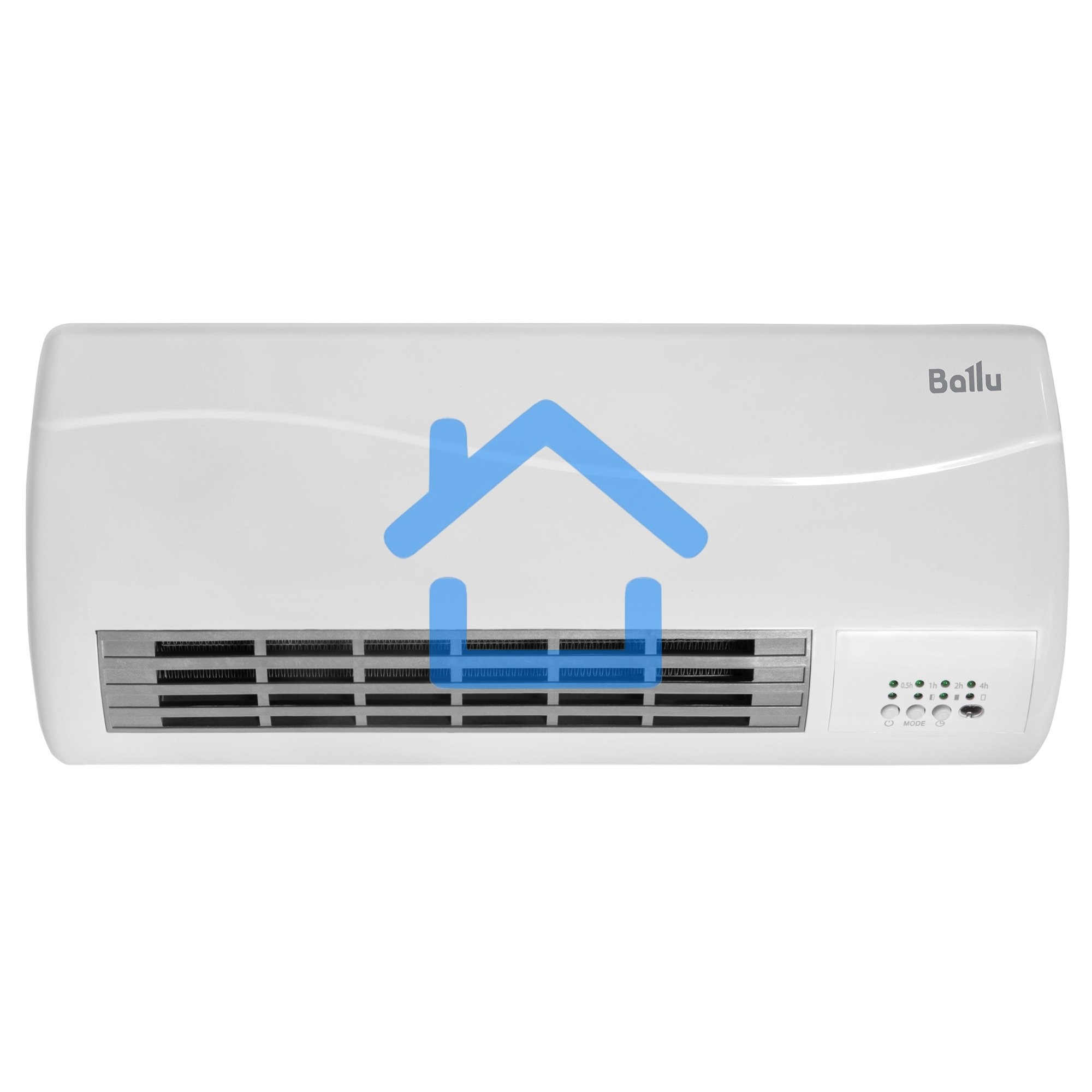 Тепловентилятор Ballu BFH/W-102W, белый, 2000 Вт, 25 м2, таймер