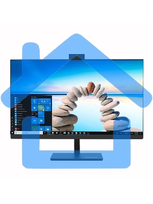 Платформа-моноблок Prittec A2 WB H610/Full HD 27” ZBDPanel/Intel 3165 WiFi AC+BT/150WAdaptor/1 x USB 3.0+ 1 x Tupe C + 1 xCombo Audio at Side IO/Full Copper Thermal/2M Full HD Camerawith Dual MIC/Regular Stand/no battery on MB