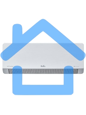 Блок внутренний сплит-системы Ballu Defender BSHI/in-12HN8 инвертор, 12000 BTU, 35 м², 21 дБ, охлаждение, обогрев, осушение, белый