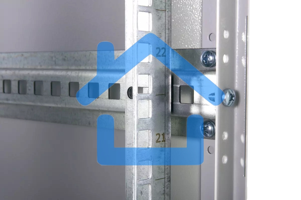 Шкаф телекоммуникационный напольный ЭКОНОМ 18U (600 × 800) дверь стекло, дверь металл