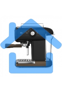 Кофеварка эспрессо BQ CM2004 черный, исп. кофе - молотый, 0.6 л, 1100 Вт, 20 Бар.