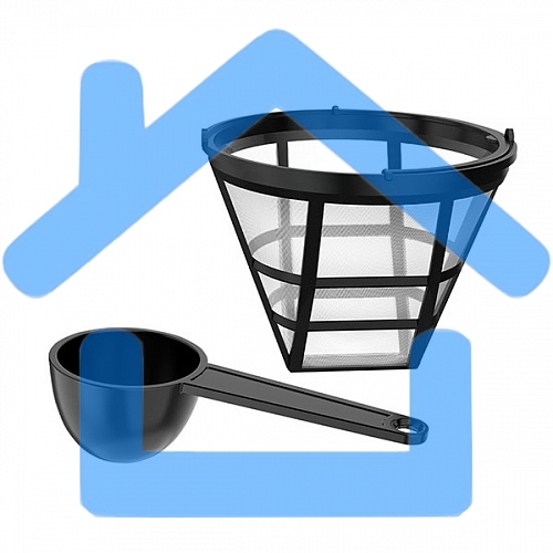 Кофеварка капельная BQ CM2002 стальной/черный, исп. кофе - молотый, 1.5 л, 900 Вт.