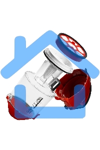 Пылесос Galaxy Line GL 6224 красный/черный, 300/2400 Вт, уборка сухая, пылесборник контейнер, 2 л