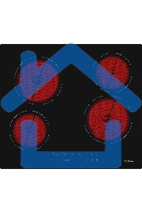 Электрическая варочная панель Darina 6P E323 B, Hi-Light, независимая, черный