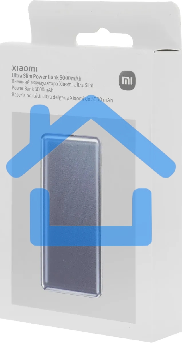 Портативный аккумулятор Xiaomi Ultra Slim 5000mAh QC/PD 20W 2.4A USB-C серый (BHR9535GL)