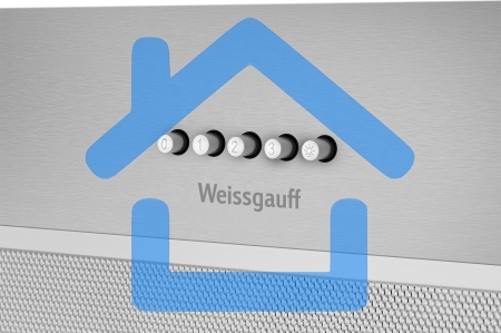 Вытяжка встраиваемая Weissgauff Root 600 PB Inox нержавеющая сталь, 53 см, 900 куб. м/ч, 59 дБ