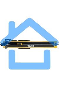 Плиткорез рельсовый 1200х16мм, каретка на подш., стальная станина, усил. рукоятка-пенал Denzel