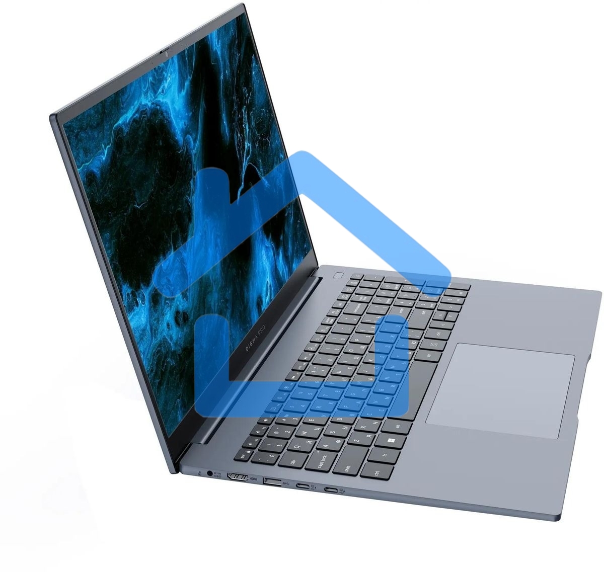 Ноутбук Digma Pro Pactos 16 темно-серый DN16P5-ADXW01 Core i5 1235U 16Gb SSD 512Gb Intel Iris Xe graphics 16
