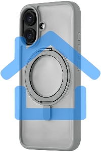 Чехол (клип-кейс) uBear для Apple iPhone 16 Clip 360 with MagSafe серый (CS438GR61RG-I24M)