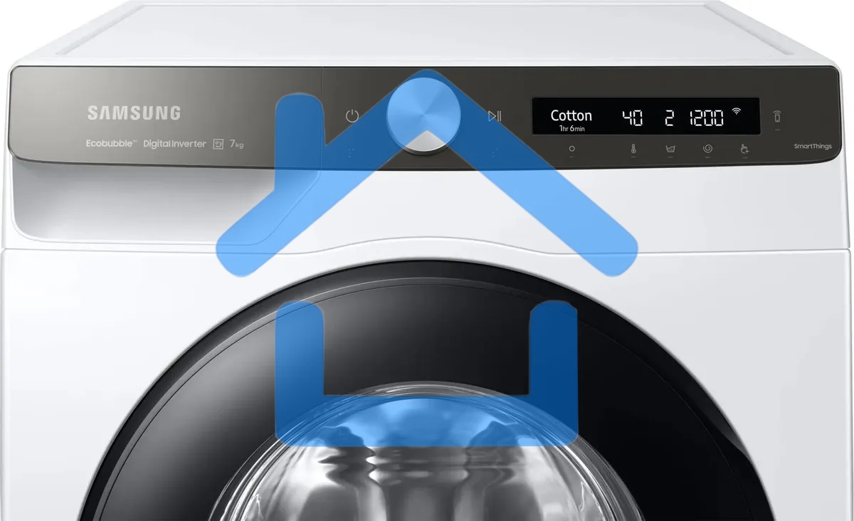 Стиральная машина Samsung WW70AG6S23ATLP белый, загрузка фронтальная 7 кг, 1200 об/мин, класс: A+++