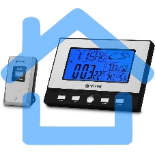 Погодная станция Vitek VT-3533 серебристый/черный