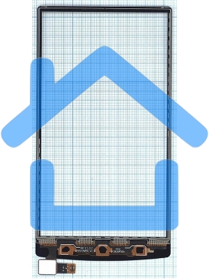 Сенсорное стекло (тачскрин) для OPPO N3, черное