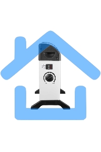 Конвектор Eurolux ОК-EU-2000C белый, 2000 Вт, 25 м2, термостат