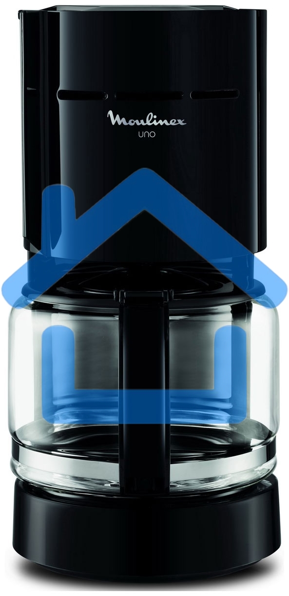 Кофеварка капельная Moulinex FG121811 черный, молотый, 1.1 л, 800 Вт.