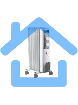 Обогреватель масляный ENGY EN-2607 Cube 7 секц 1.5 кВт