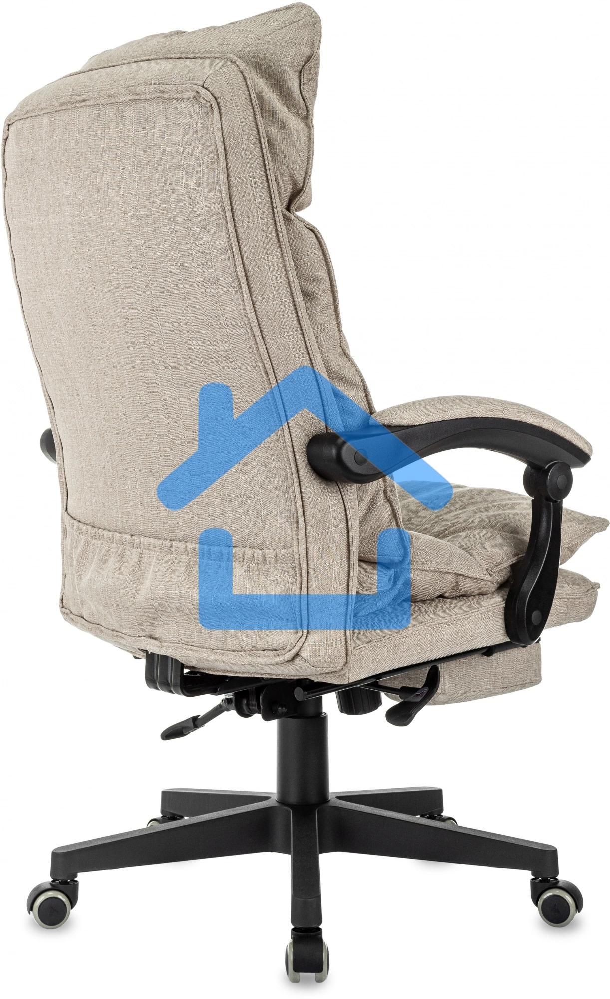 Кресло руководителя Бюрократ CH-820MSG-F бежевый 38-402 крестов. пластик подст.для ног