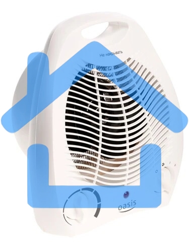 Тепловентилятор Oasis SB-20R белый, 2000 Вт, 20 м2