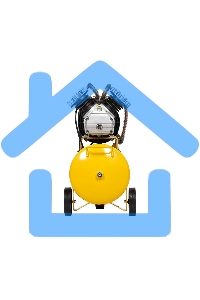 Компрессор воздушный поршневой масляный Ballu BCD-50-400 желтый