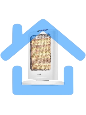 Обогреватель инфракрасный Ballu BHH/M-20 белый, кварцевый, 1200 Вт, 20 м2