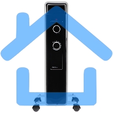 Обогреватель масляный Centek CT-6221-5 (5 секций) белый, 400/600/1000 Вт, 12,5 м2, 3 режима, термостат