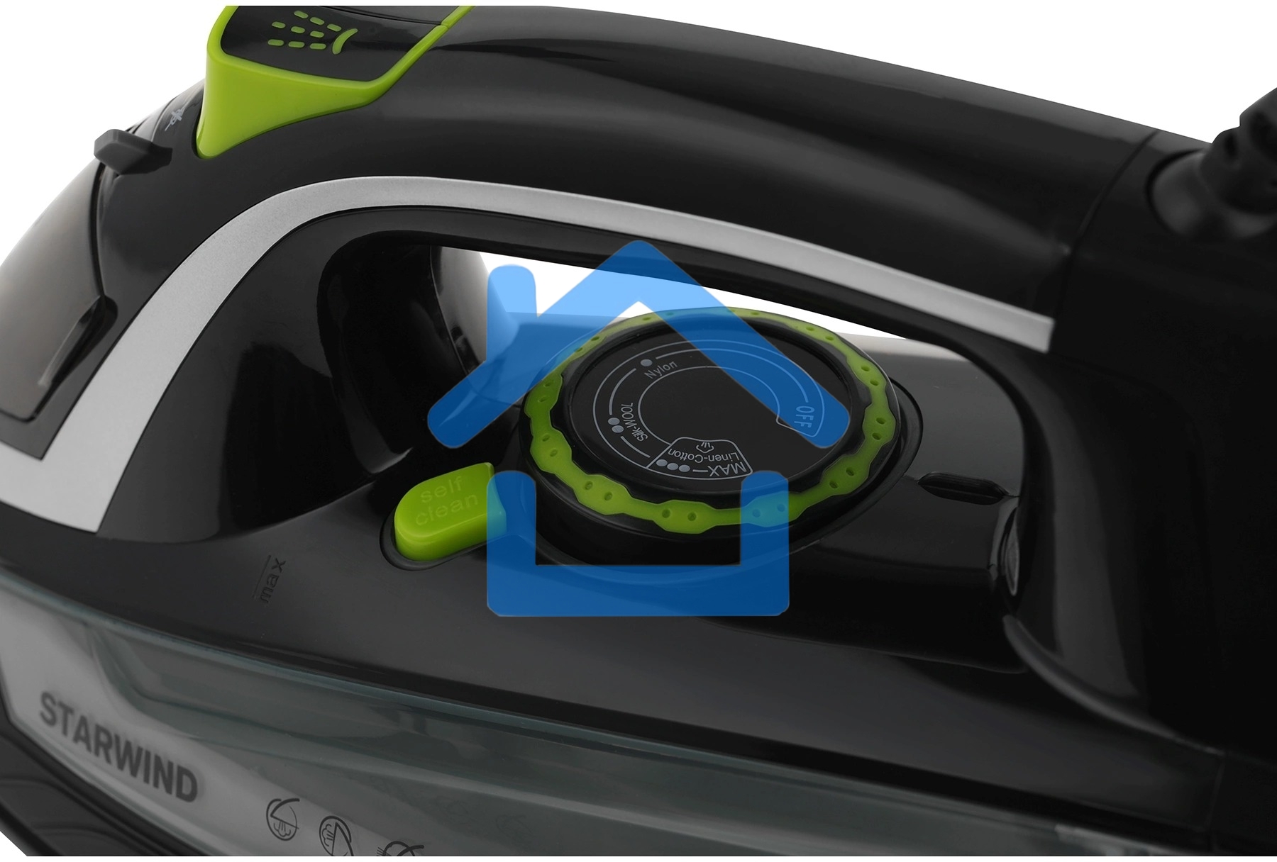 Утюг Starwind SIR2845 2800Вт черный/серебристый