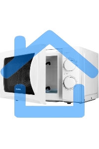 Микроволновая печь Starwind SMW3720 белый, 20 л, 700 Вт, переключатели - поворотный механизм