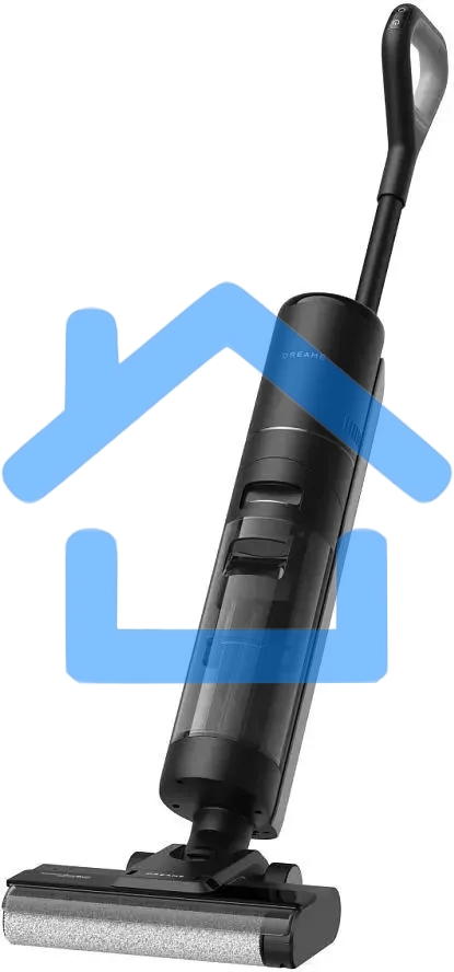 Пылесос вертикальный моющий Dreame Wet and Dry Vacuum H12S черный, питание от аккумулятора, 300 Вт, уборка влажная/сухая, пылесборник 0.7 л, работа от АКБ max 35 мин