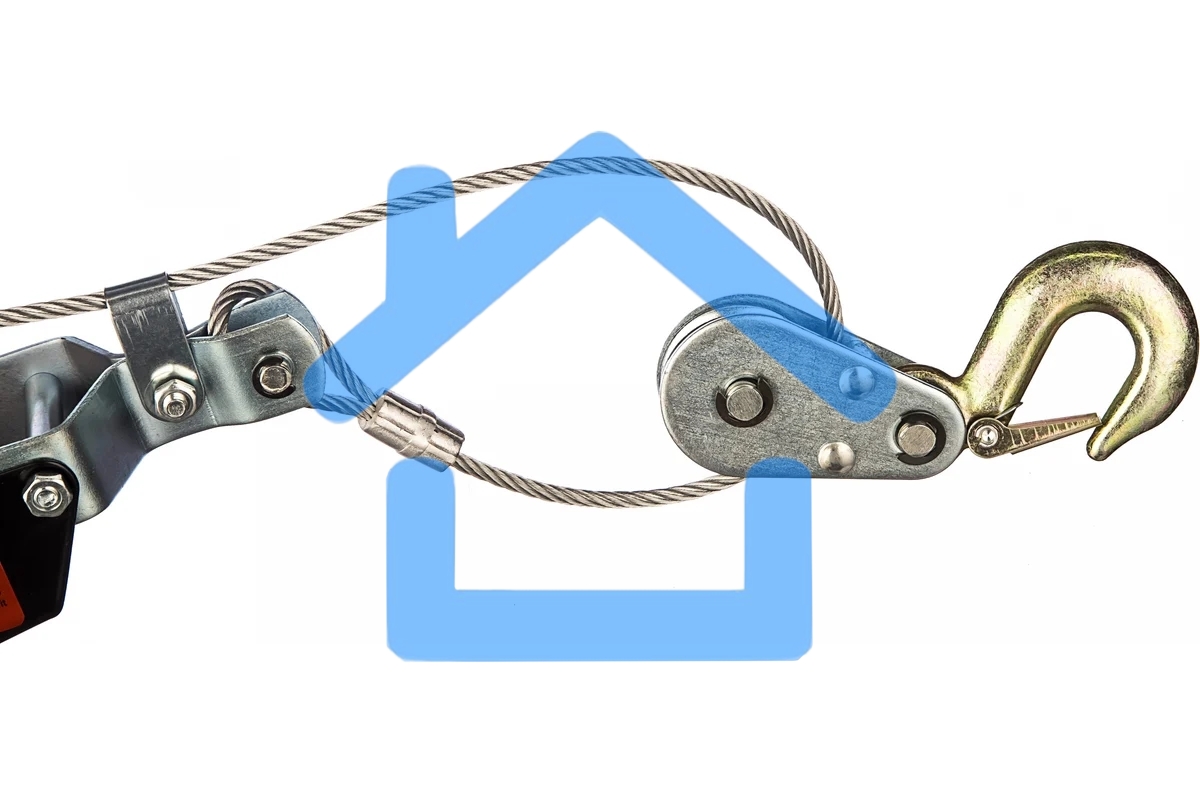 Лебедка ручная усиленная Fit 64646 2000 кг, 2.5 м