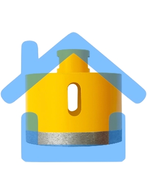 Сверло алмазное по керамограниту Denzel 82мм мокрое резание, М14 72696