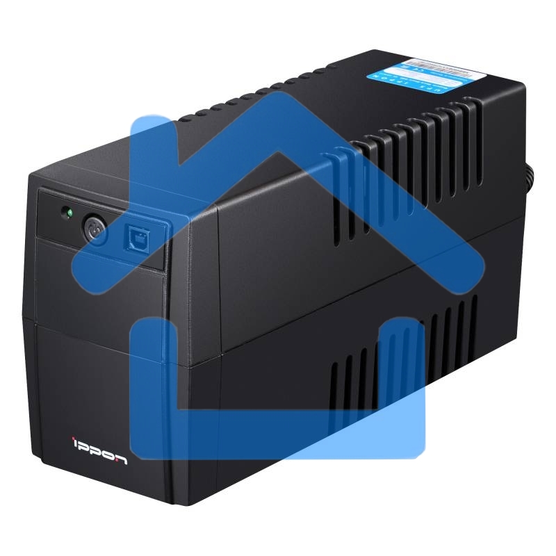 Источник бесперебойного питания Ippon Back Basic 1050 Euro 600Вт 1050ВА черный