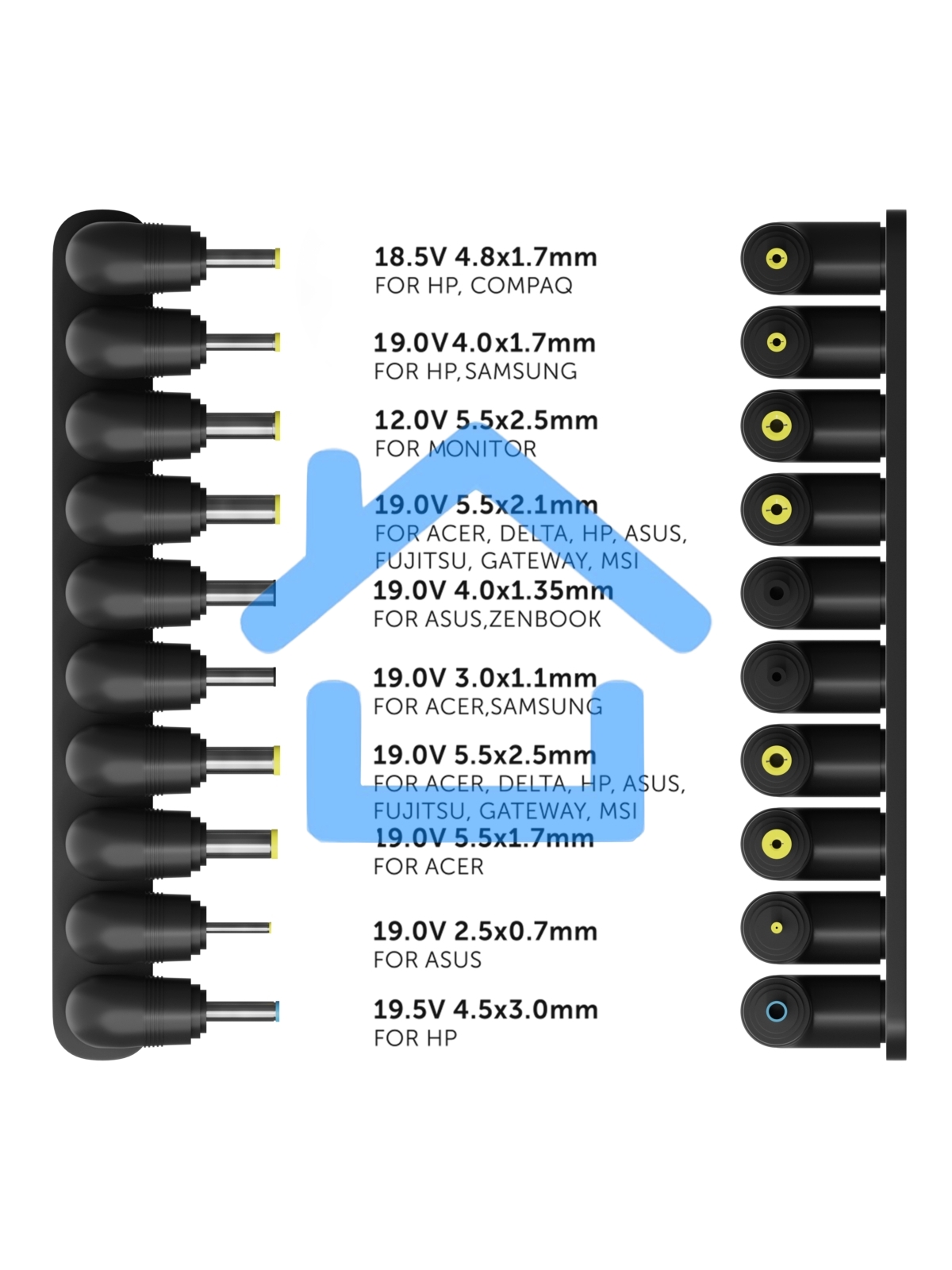 Автомобильный универсальный адаптер для ноутбуков на 65Ватт/ NB Adapter STM SLU65, 65W, Car adapter