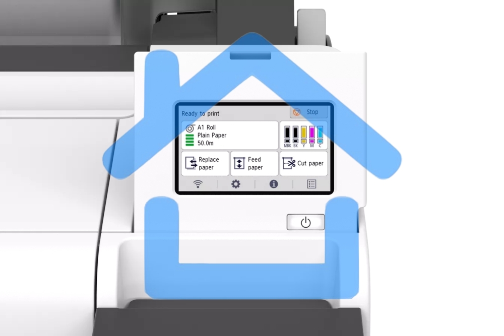 Плоттер струйный Canon imagePROGRAF TM-350 (6246C003), A0, цветное, 36