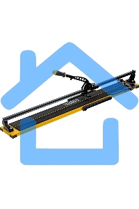 Плиткорез рельсовый 1200х16мм, каретка на подш., стальная станина, усил. рукоятка-пенал Denzel
