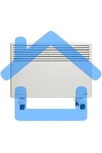 Конвектор Oasis EK-15 белый, 1500 Вт, 20 м2, термостат, дисплей