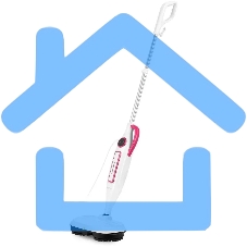 Швабра паровая Kitfort КТ-1096 белый/малиновый