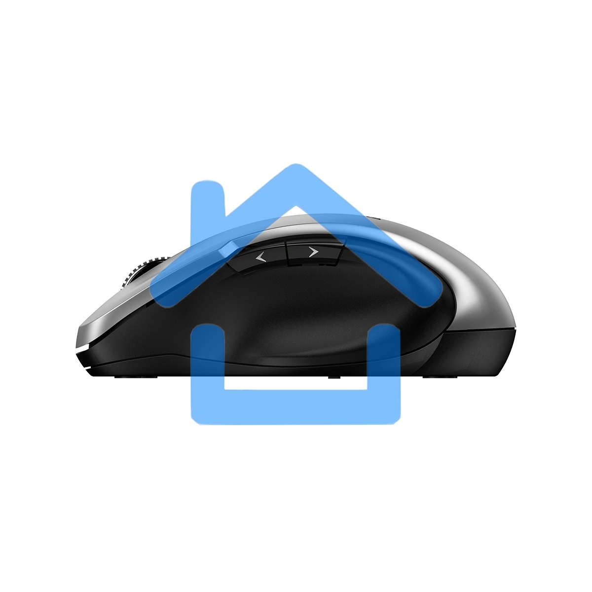 Мышь беспроводная Genius Ergo 8200S серебристый, 1200 dpi, радиоканал, USB, кнопки - 5