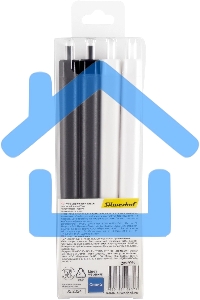 Набор ручек шариковых автоматическая Silwerhof NG Modern, d=0.7мм, синие чернила, блистер с европодвесом (4шт)