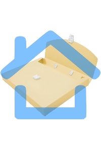 Папка-портфель Бюрократ Pastel PASTPP01YEL 1 отделение, A4, пластик, 0.7мм, желтый