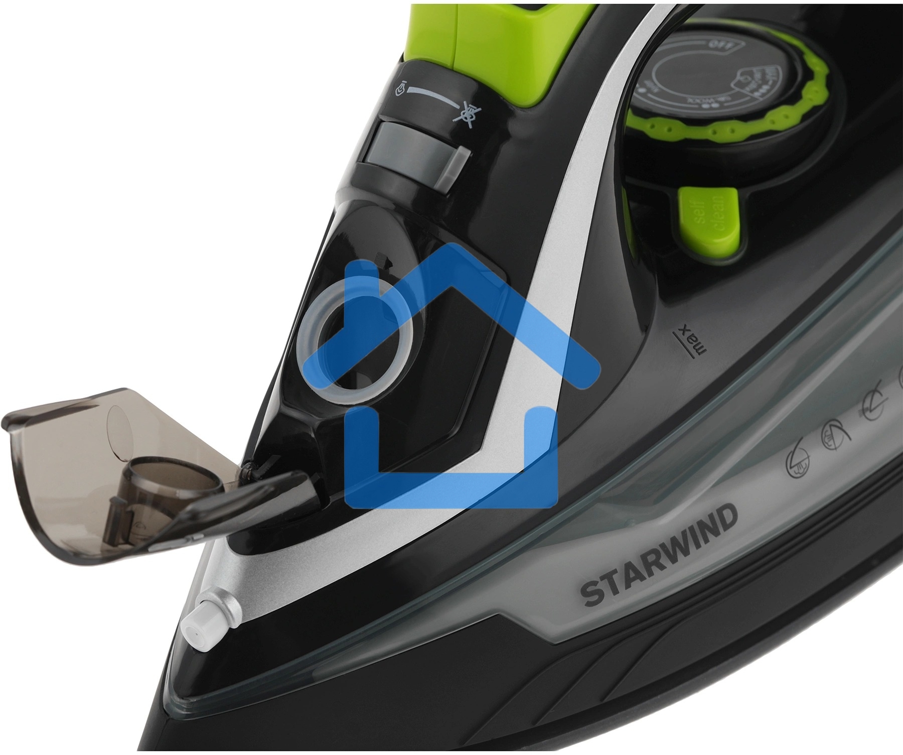 Утюг Starwind SIR2845 2800Вт черный/серебристый