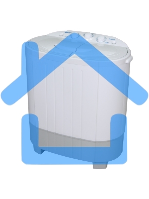 Стиральная машина Фея СМП 60 Н белая, загрузка вертикальная 6кг, 1350 об/мин., класс: B